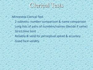 the minnesota clerical test has consistently resulted in disparate impact|Review of Manual for Minnesota Clerical Test .